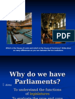 Functions of Parliament in The UK