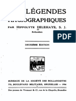[Hippolyte Delehaye, Les Légendes Hagiographiques