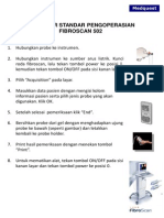 Prosedur Standar Pengoperasian Fibroscan 502