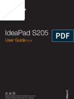 Ideapad S205: User Guide User Guide