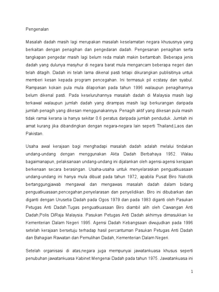 Tugasan Dadah En Yunus Pdf