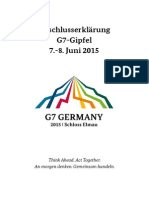 G-7-Abschlussdokument 2015
