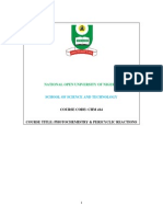 Photochemistry & Pericyclic Reactions