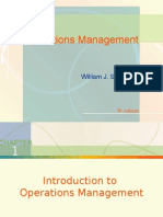 Introduction to Operations Management