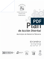 Plan de Accion Distrital - Muni Natalicio Talavera - Diciembre 2009 - Portalguarani