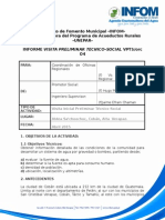 Ensayo de Prefactibilidad para Un Sistema de Agua Aldea Sa'Chochoc, Coban Alta Verapaz