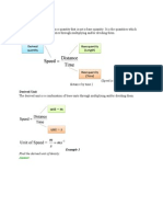 Derived Quantities A Derived Quantity Is A