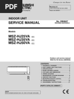 Download Mitsubishi Electric MSZ by Manual De Utilizare SN268040287 doc pdf