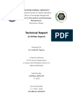 Technical Report: The National Center For Teacher Education