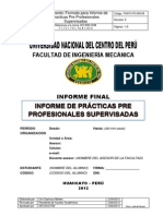 Informe de Practicas Formato