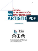 ANOTADA Guía Básica Para La Presentación de Un Proyecto Artístico