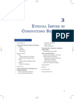 Ethics and Issues of Research