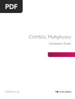 COMSOL InstallationGuide