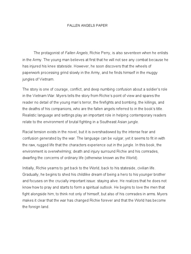 Richie Perry's Journey in Fallen Angels | PDF