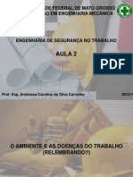 Aula 2 - O Ambiente e As Doenças Do Trabalho PDF