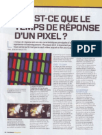 Le Temps de Reponse d'Un Pixel