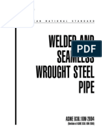 Welded and Seamless Wrought Steel Pipe: ASME B36.10M-2004