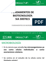 Fundamentos de Microbiología I