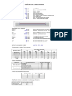 Diseño de Puente Excel