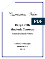 Curriculum Vitae Bessy Liseth Machado