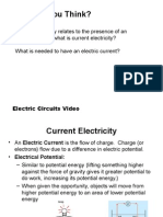 Electric Current Notes