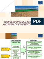 Science, Sustainable Agriculture and Rural Development in The E.U