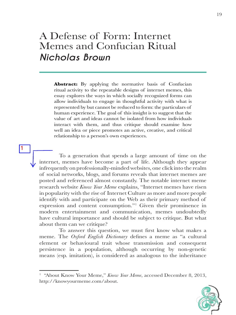 Memes And Confucian Ritual Meme Confucianism