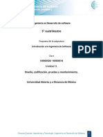 U3 Diseno Codificacion Pruebas y Mantenimiento