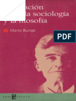 Bunge Mario - La Relacion Entre La Sociologia y La Filosofia