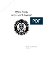 Office Self-Audit Checklist Mar 05