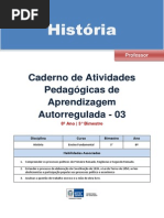 Apostila Historia 8 Ano 3 Bimestre Professor