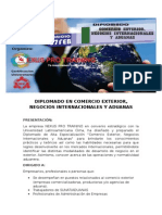 Diplomado Comercio Exterior, Negocios Internacionales y Aduanas