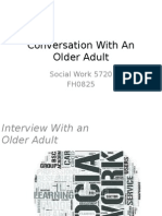 conversation with an older adult