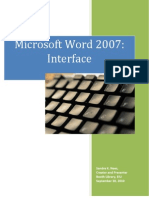 Word 2007 Interface