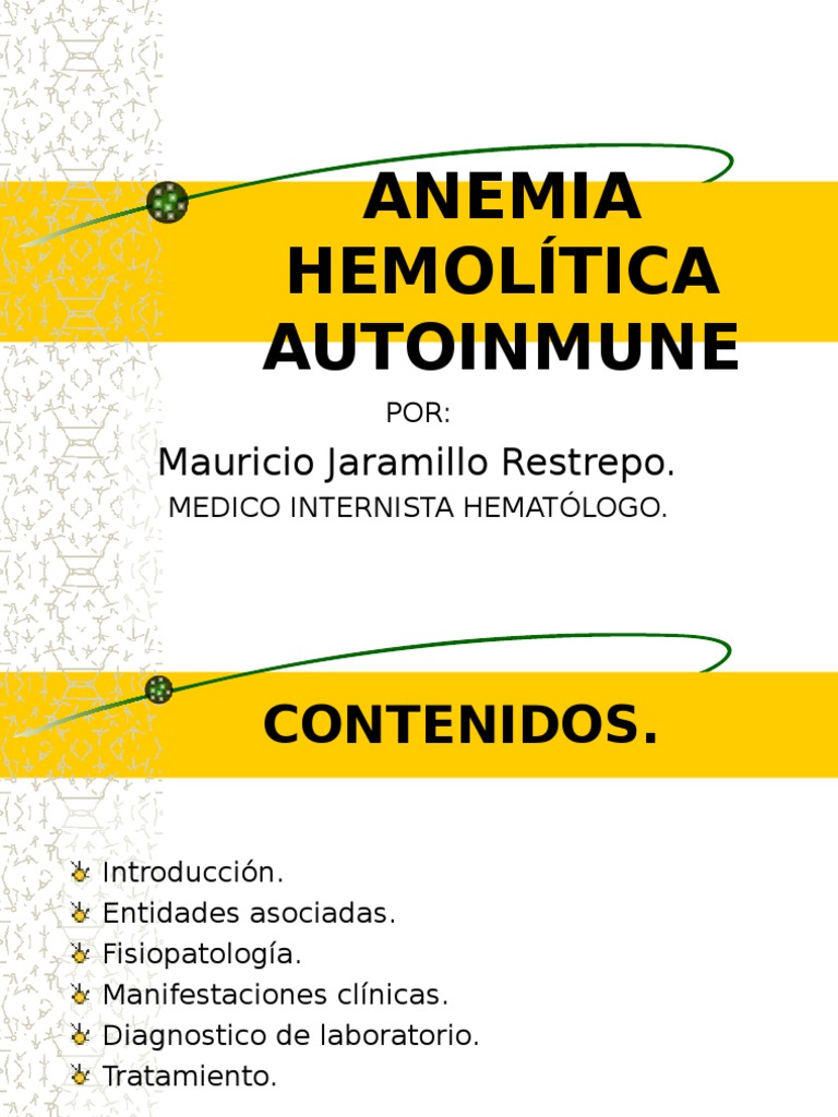 Anemia Hemolitica Autoinmune | PDF | Lupus eritematoso sistémico ...