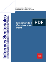 El Sector de La Construccion en Peru