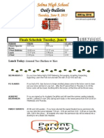 SHS Daily Bulletin 6-9-15