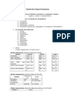 Estudo de Língua Portuguesa