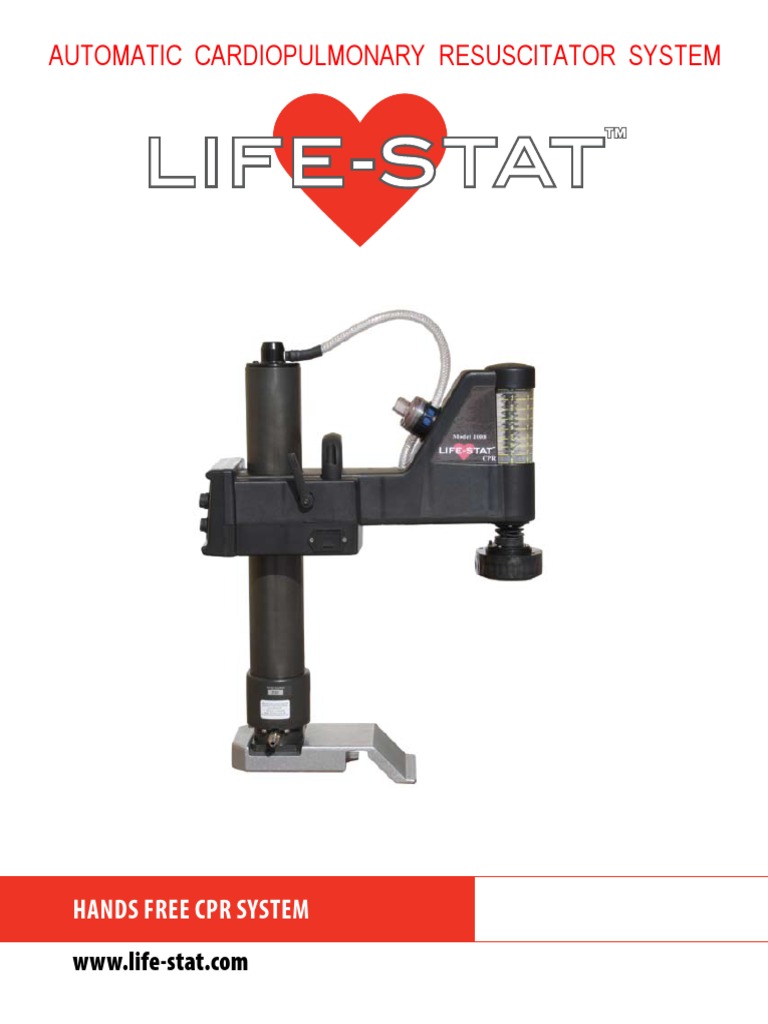 Automatic CPR Life Stat | PDF | Cardiopulmonary Resuscitation ...