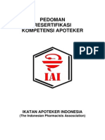 Pedoman Resertifikasi Kompetensi Apoteker