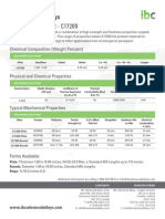 Data Sheet Berrillium Copper C17200