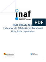 Indicador Nacional de Alfabetismo Funcional - INAF 2011 PDF