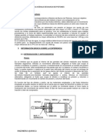 Banco de pistones: determinación de la eficiencia y comparación del trabajo con agua y aire