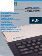 Atari 800XL Sales Brochure