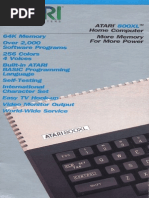 Atari 800XL Sales Brochure