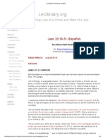 Juan 20 - 19-31 Exégesis, Español PDF