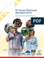 VI Censo Nacional Agropecuario, Resultados Gesnerales