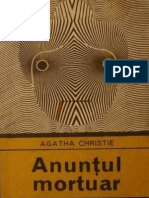 Agatha Christie - Anunțul Mortuar