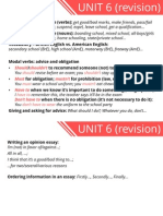 3 ESO: Unit 6 Revision