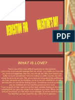 Valentine's Day - DEDICATION - WHAT IS LOVE?